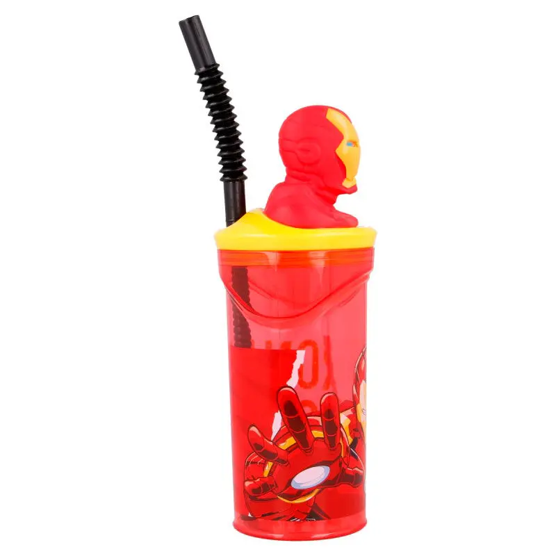 Marvel Avengers Iron Man 3D Figur Glas 360ml Produktfoto