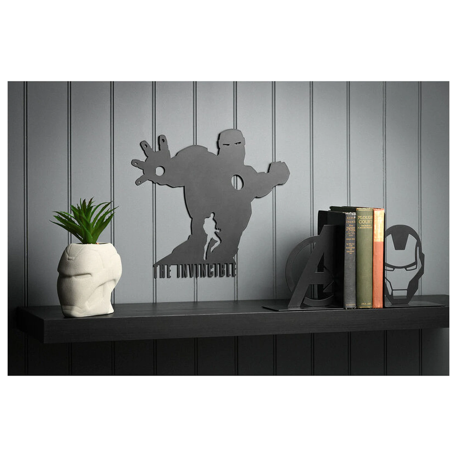 Marvel Avengers Iron Man Wandplakette Produktfoto