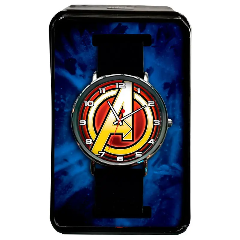 Marvel Avengers Logo analog Uhr Produktfoto
