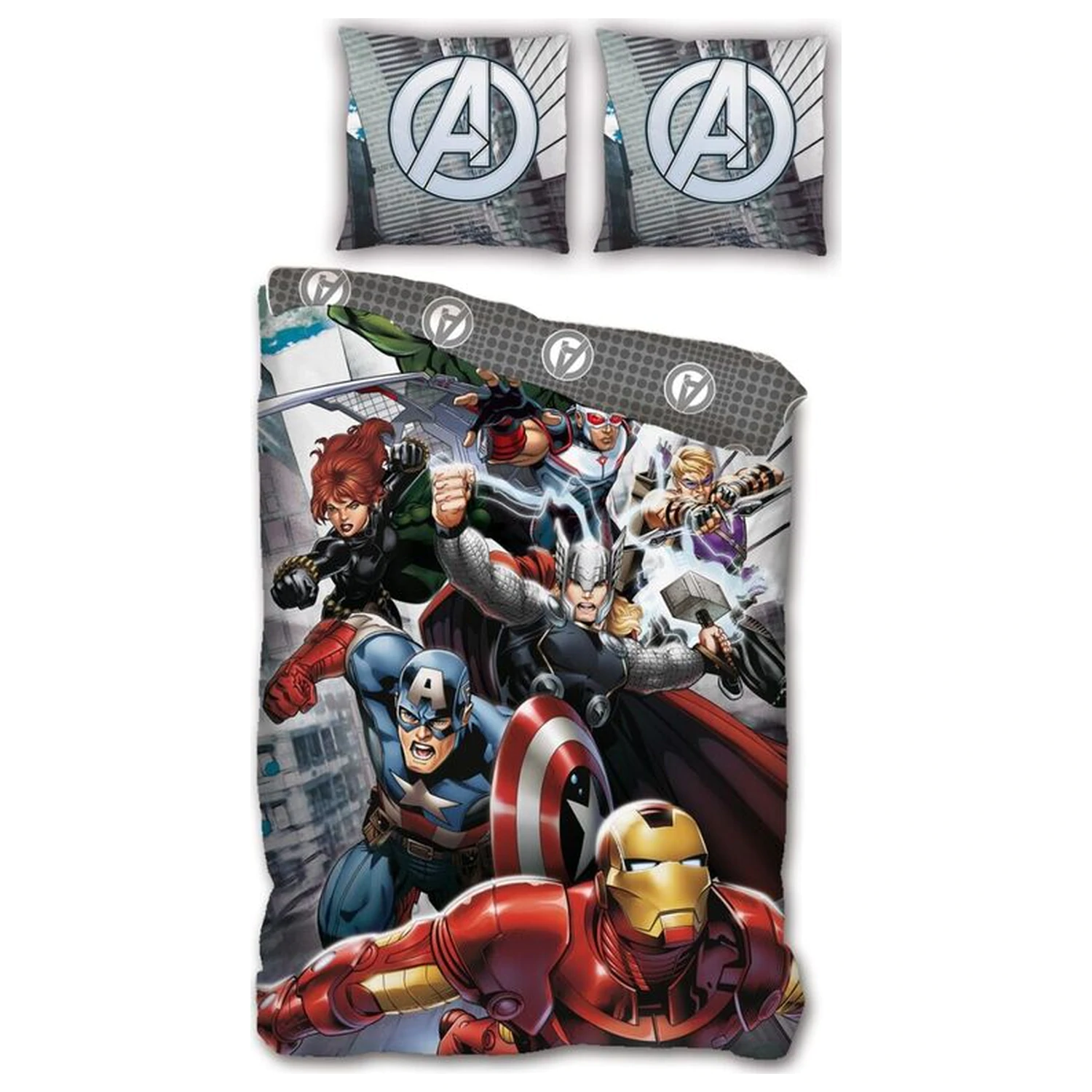 Marvel Avengers Mikrofaser Bettbezug Bett 90cm Produktfoto