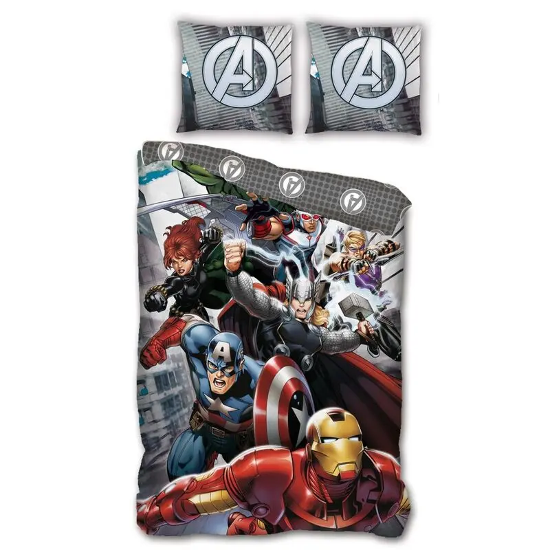 Marvel Avengers Mikrofaser Bettbezug Bett 90cm Produktfoto