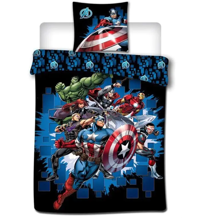 Marvel Avengers poliBaumwolle Bettdecke 90cm termékfotó