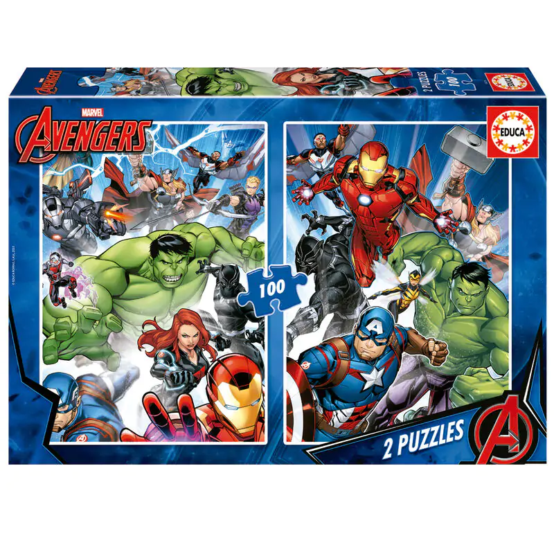 Marvel Avengers Puzzle 2x100St Produktfoto