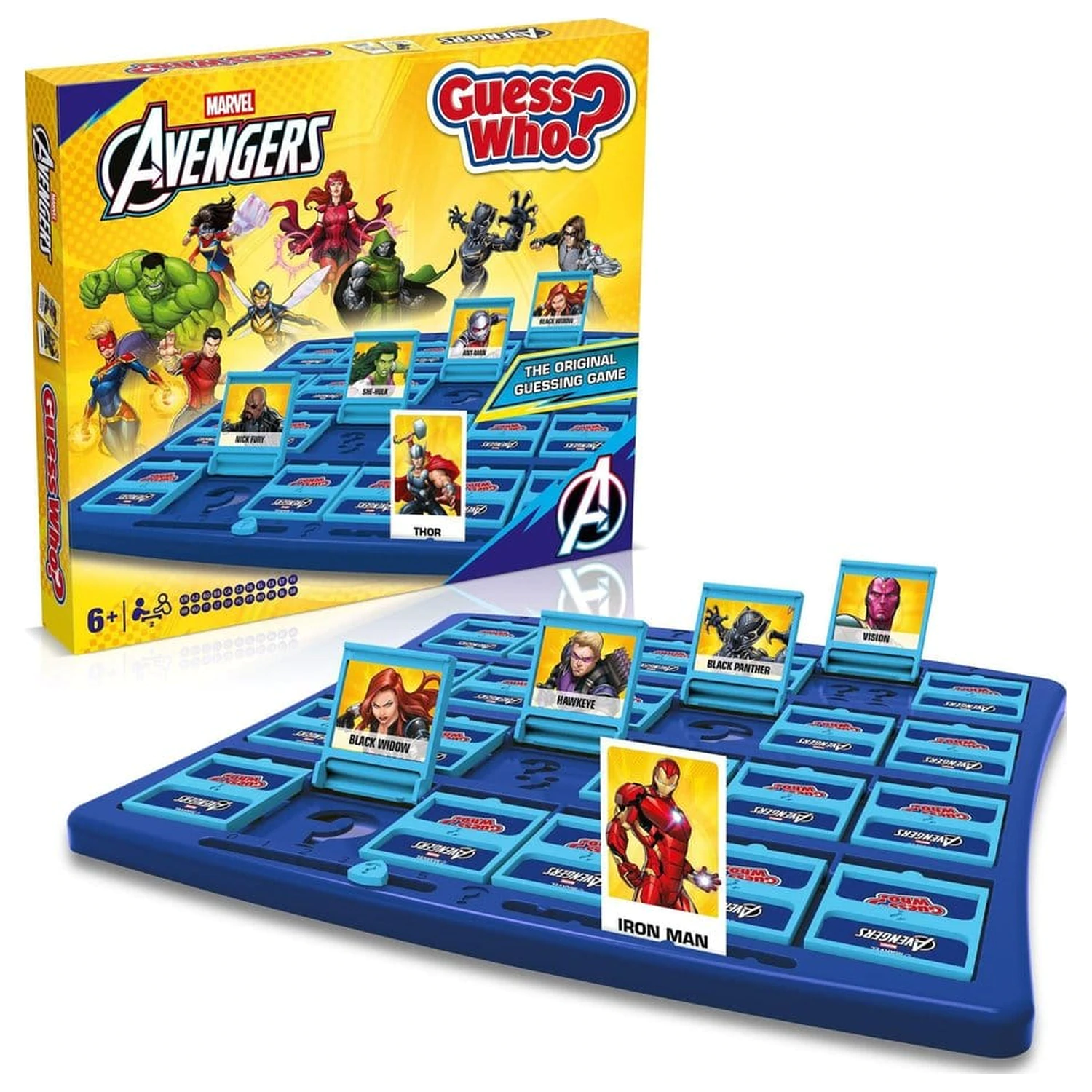 Marvel Brettspiel Wer ist es? Avengers Produktfoto
