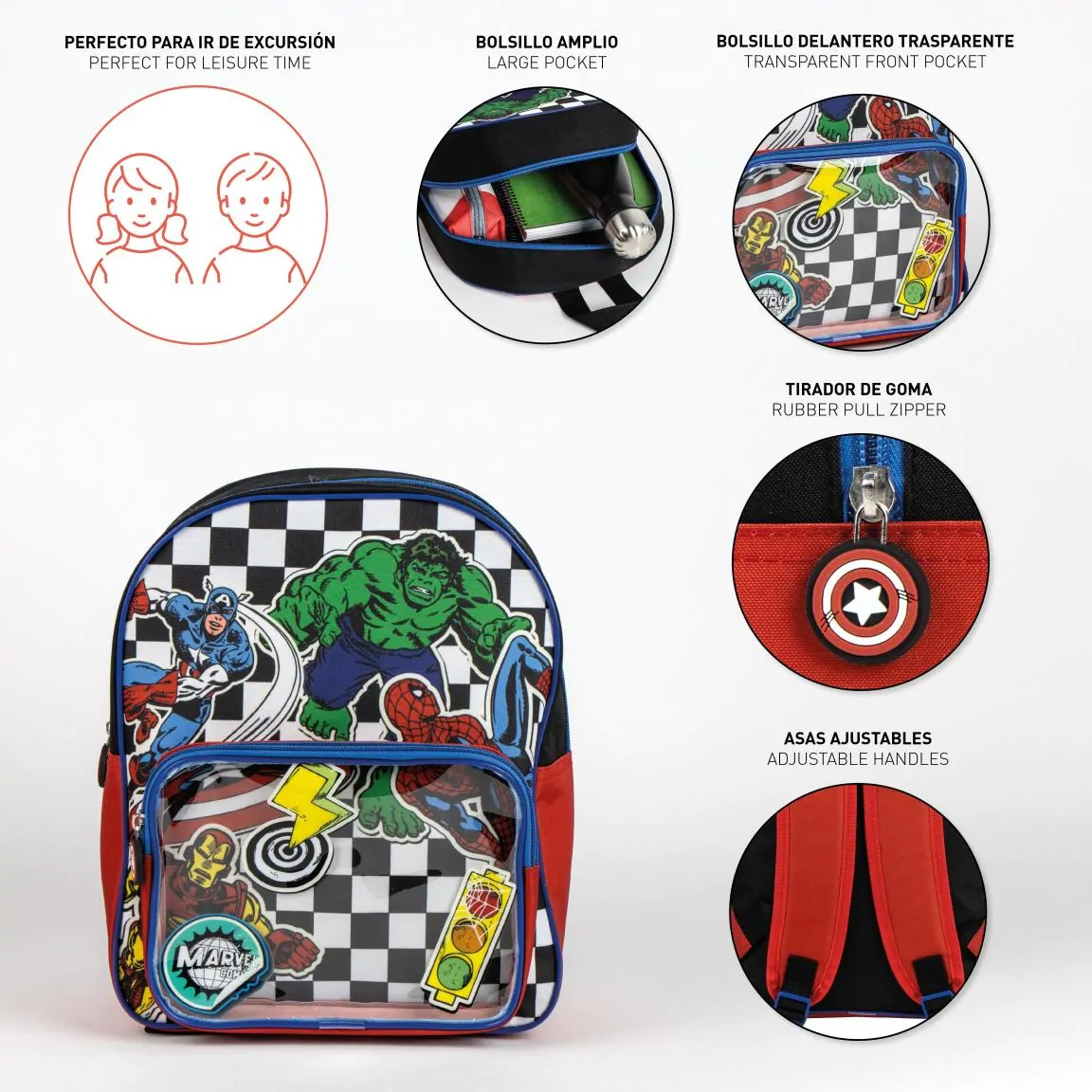 Marvel Avengers Rucksack 30cm Produktfoto