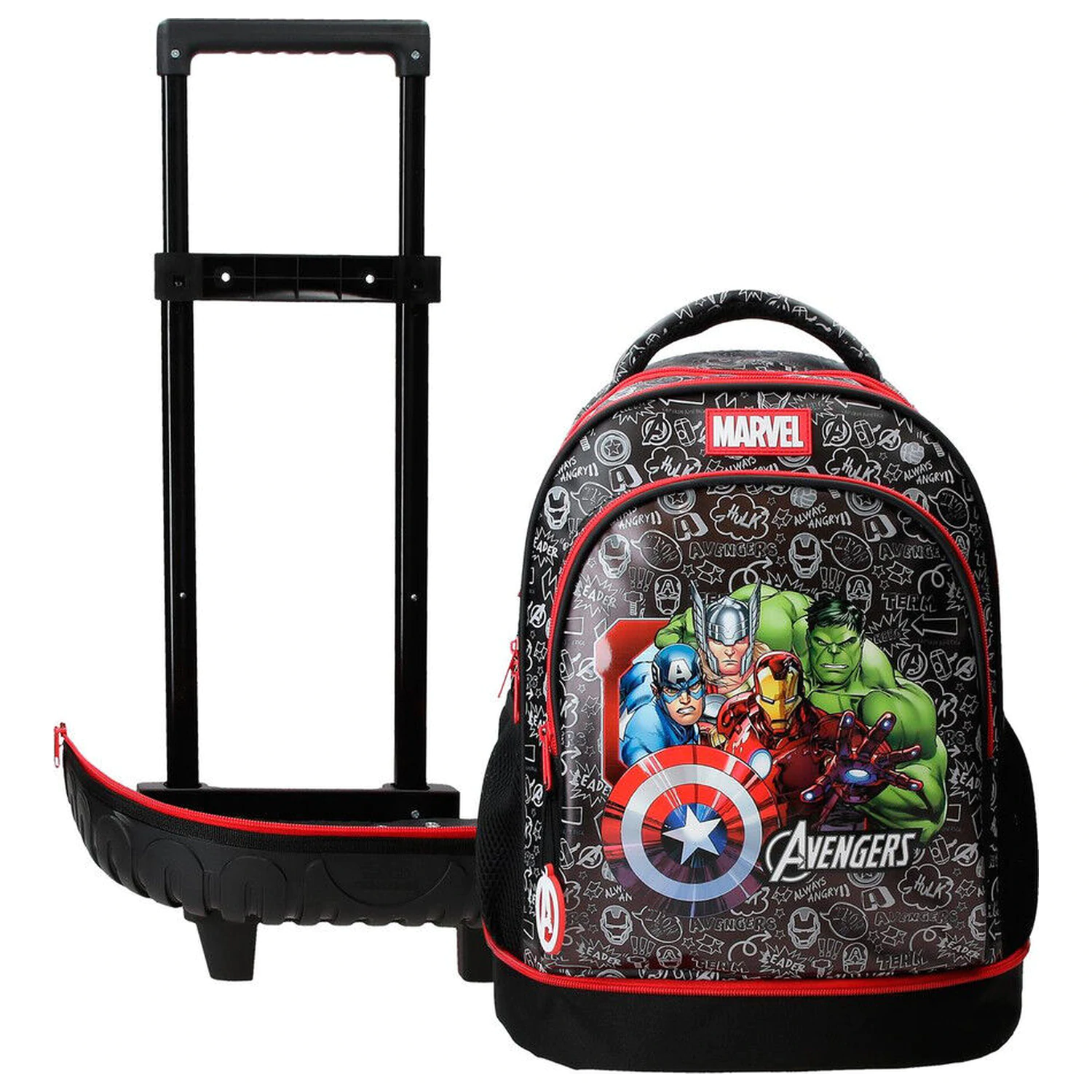 Marvel Avengers Team ausziehbarer kompakter Trolley 43 cm Produktfoto