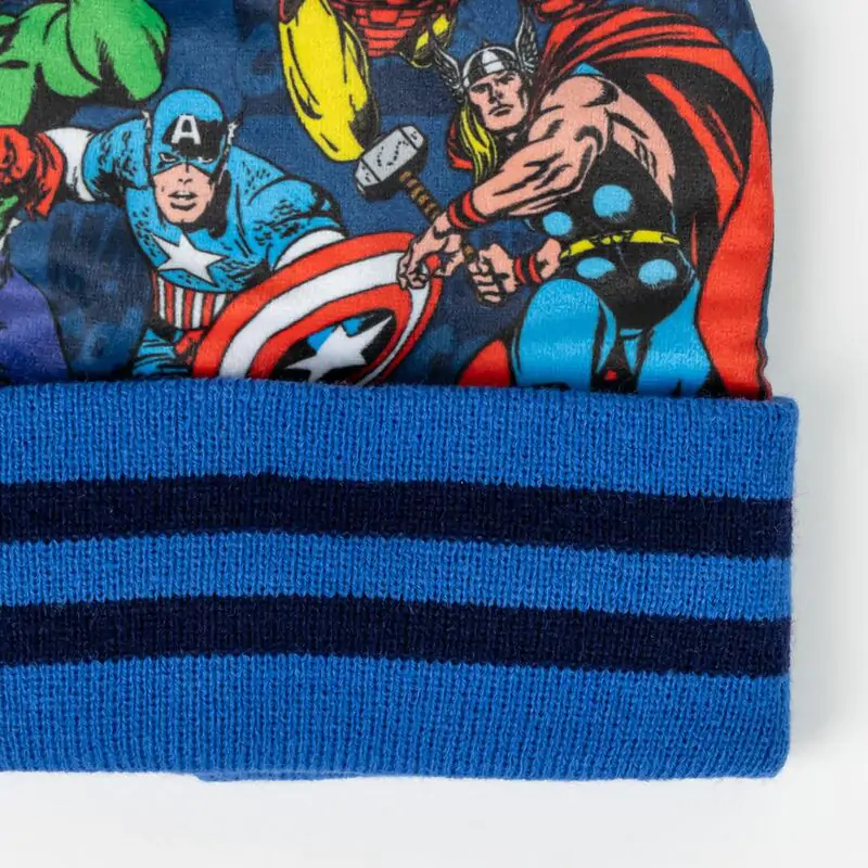 Marvel Avengers Winter-Set Schlauchschal Mütze Handschuhe Produktfoto