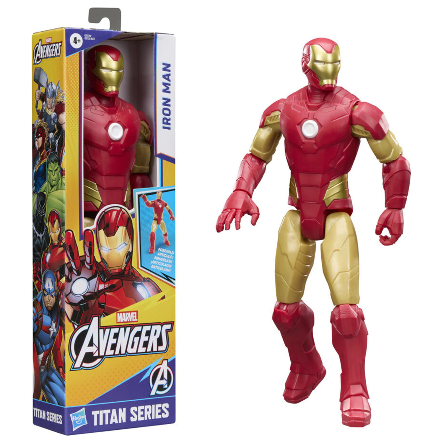 Marvel Avengers Titan Series Iron Man Figur 30 cm Produktfoto