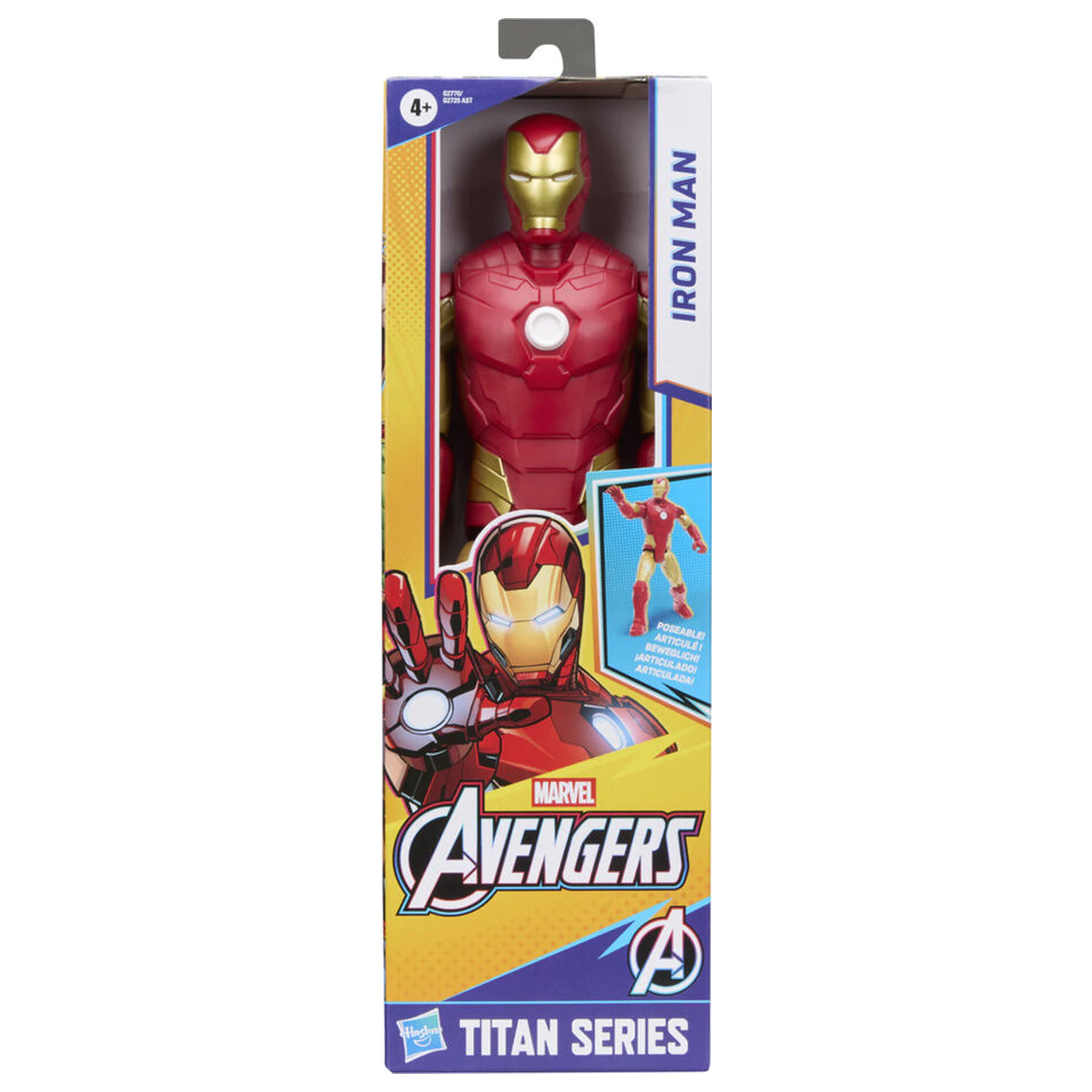 Marvel Avengers Titan Series Iron Man Figur 30 cm Produktfoto
