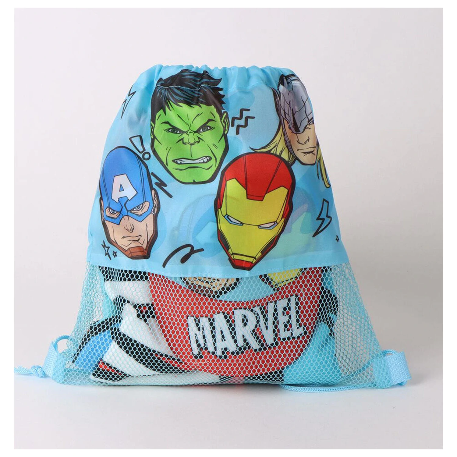 Marvel Avengers Handtuch + Tasche + Kappe Set Produktfoto