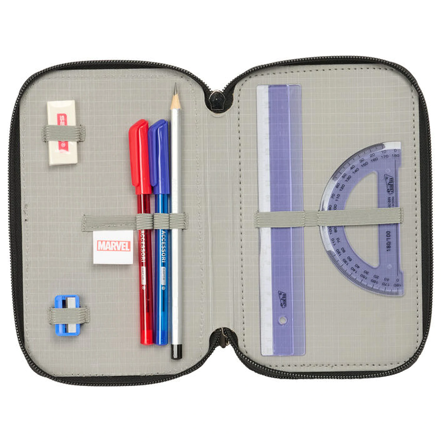 Marvel Avengers Dreifach-Federmäppchen 37-teilig Produktfoto