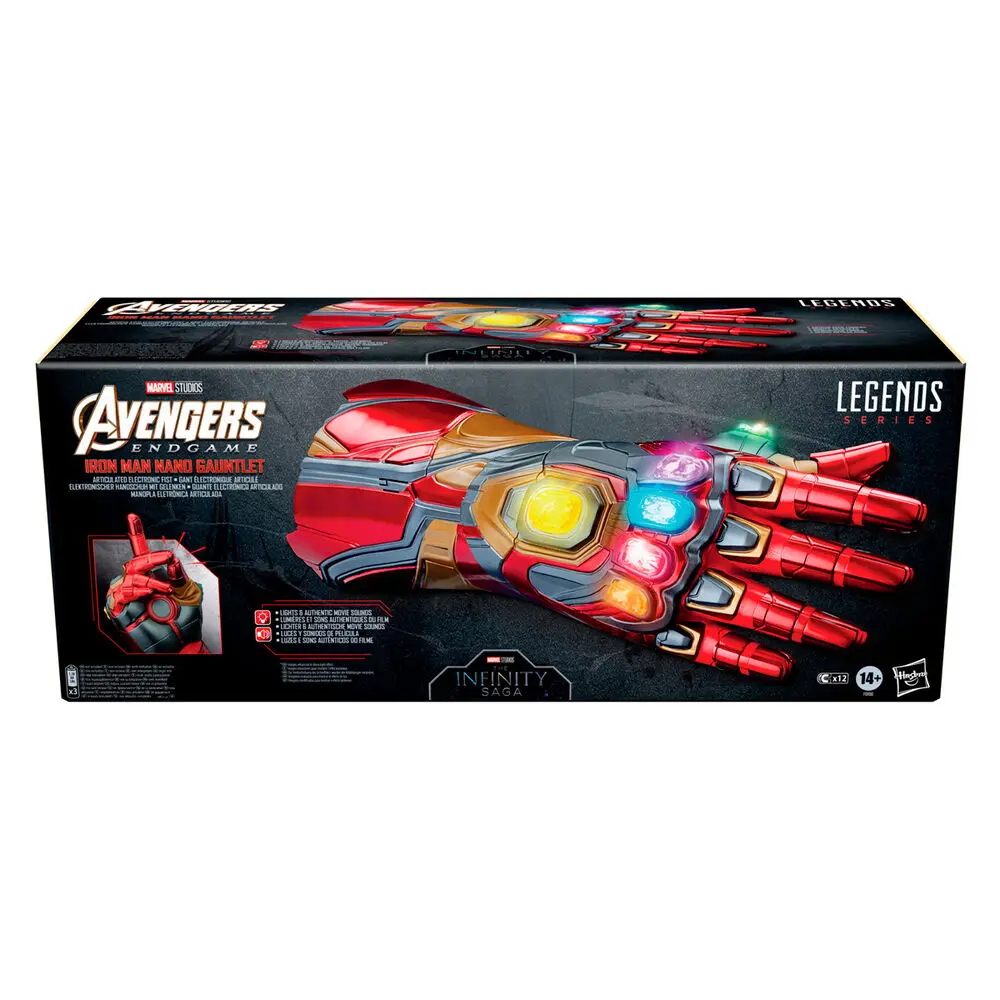 Marvel Legends Series Elektronischer Handschuh Iron Man Nano Gauntlet Produktfoto