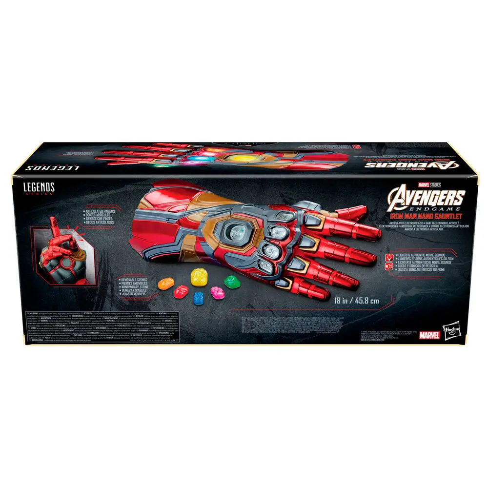 Marvel Legends Series Elektronischer Handschuh Iron Man Nano Gauntlet Produktfoto