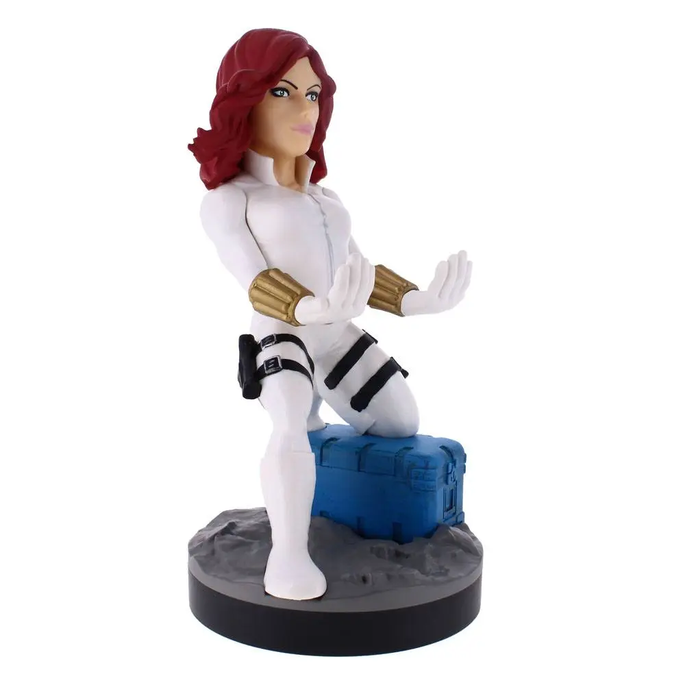 Marvel Cable Guy Black Widow White Suit 20 cm Produktfoto