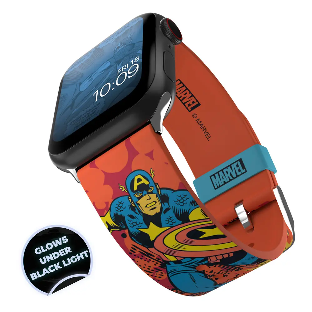 Marvel Smartwatch-Armband Captain America Blacklight Produktfoto