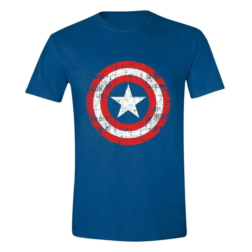 Marvel Captain America Cracked Shield T-shirt termékfotó