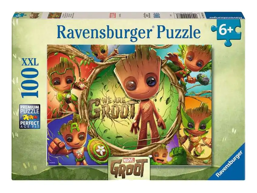 Marvel Kinderpuzzle XXL We Are Groot! (100 Teile) Produktfoto