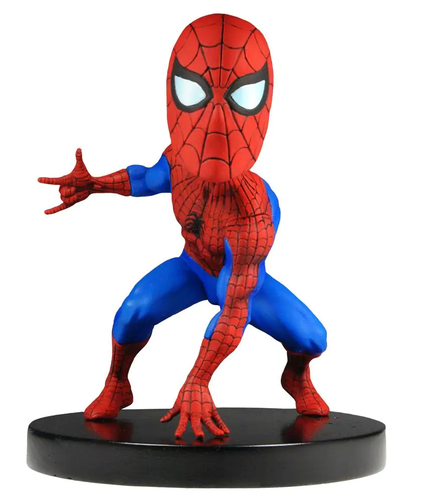 Marvel Classic Extreme Head Knocker Wackelkopf-Figur Spider-Man 13 cm Produktfoto