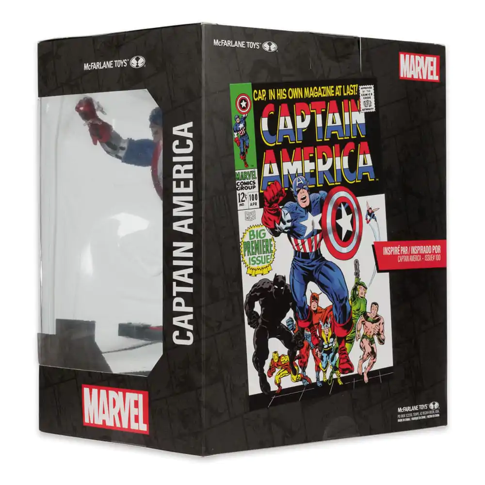 Marvel Collection PVC Statue 1/10 Captain America (Captain America #100) 12 cm Produktfoto