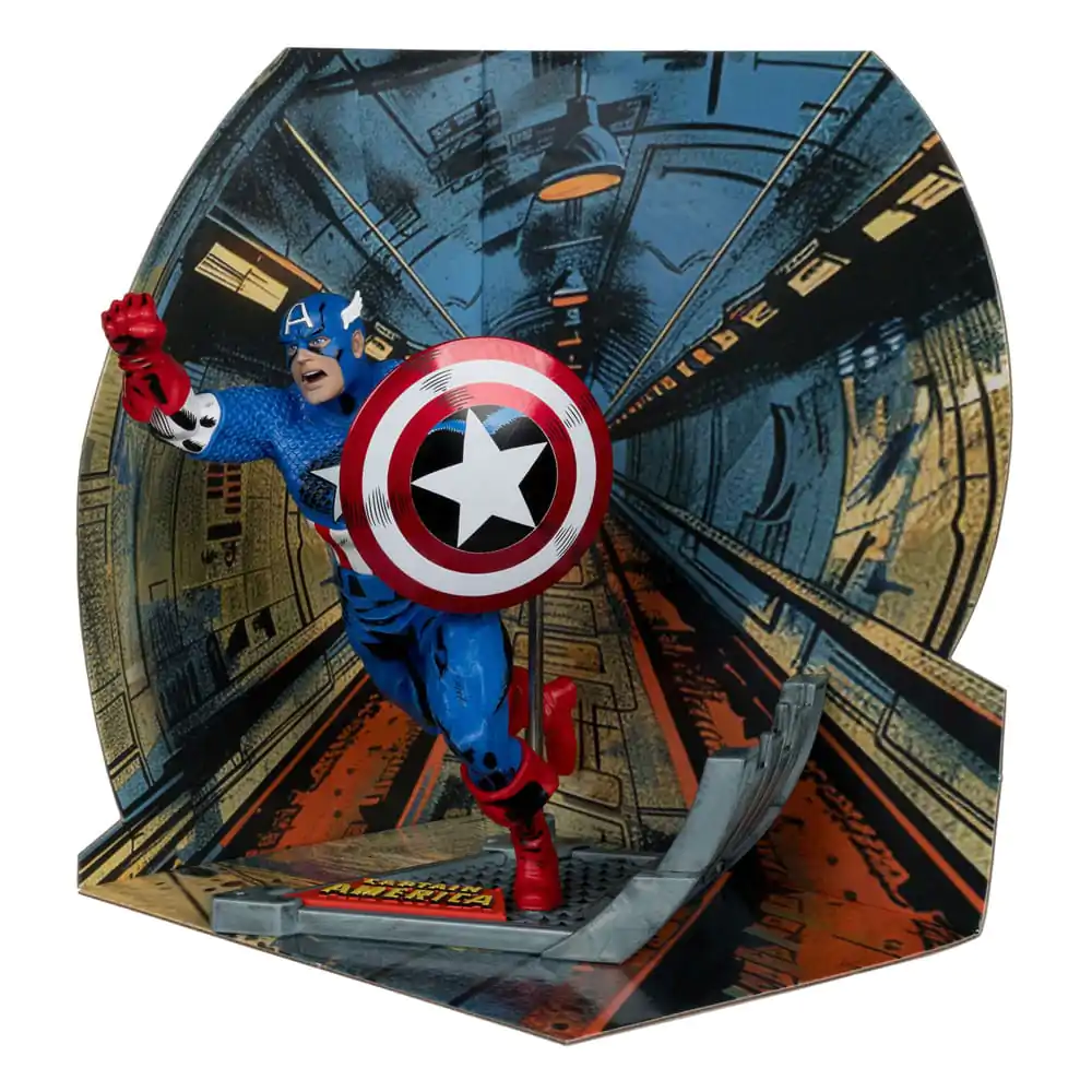 Marvel Collection PVC Statue 1/10 Captain America (Captain America #100) 12 cm Produktfoto