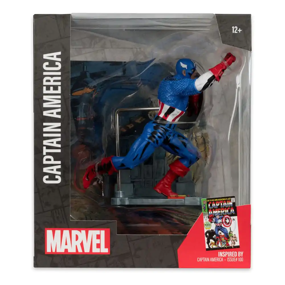 Marvel Collection PVC Statue 1/10 Captain America (Captain America #100) 12 cm Produktfoto