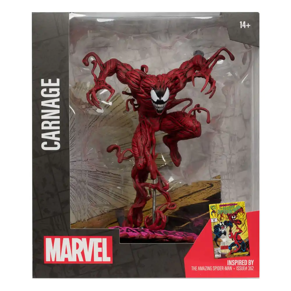 Marvel Collection PVC Statue 1/10 Carnage (The Amazing Spider-Man #362) 18 cm Produktfoto