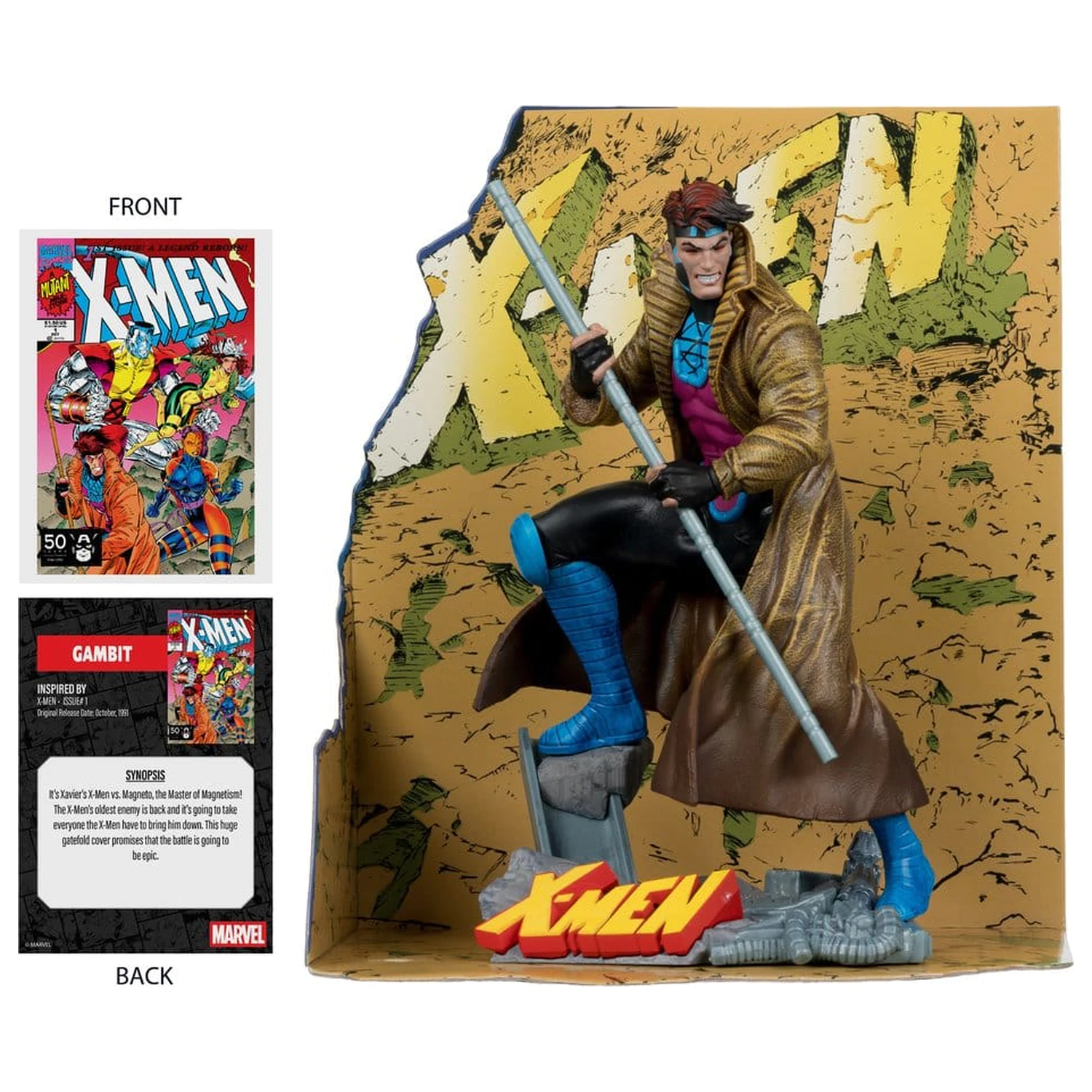 Marvel Collection PVC Statue 1/10 Gambit (X-Men #1) 18 Zentimeter Produktfoto