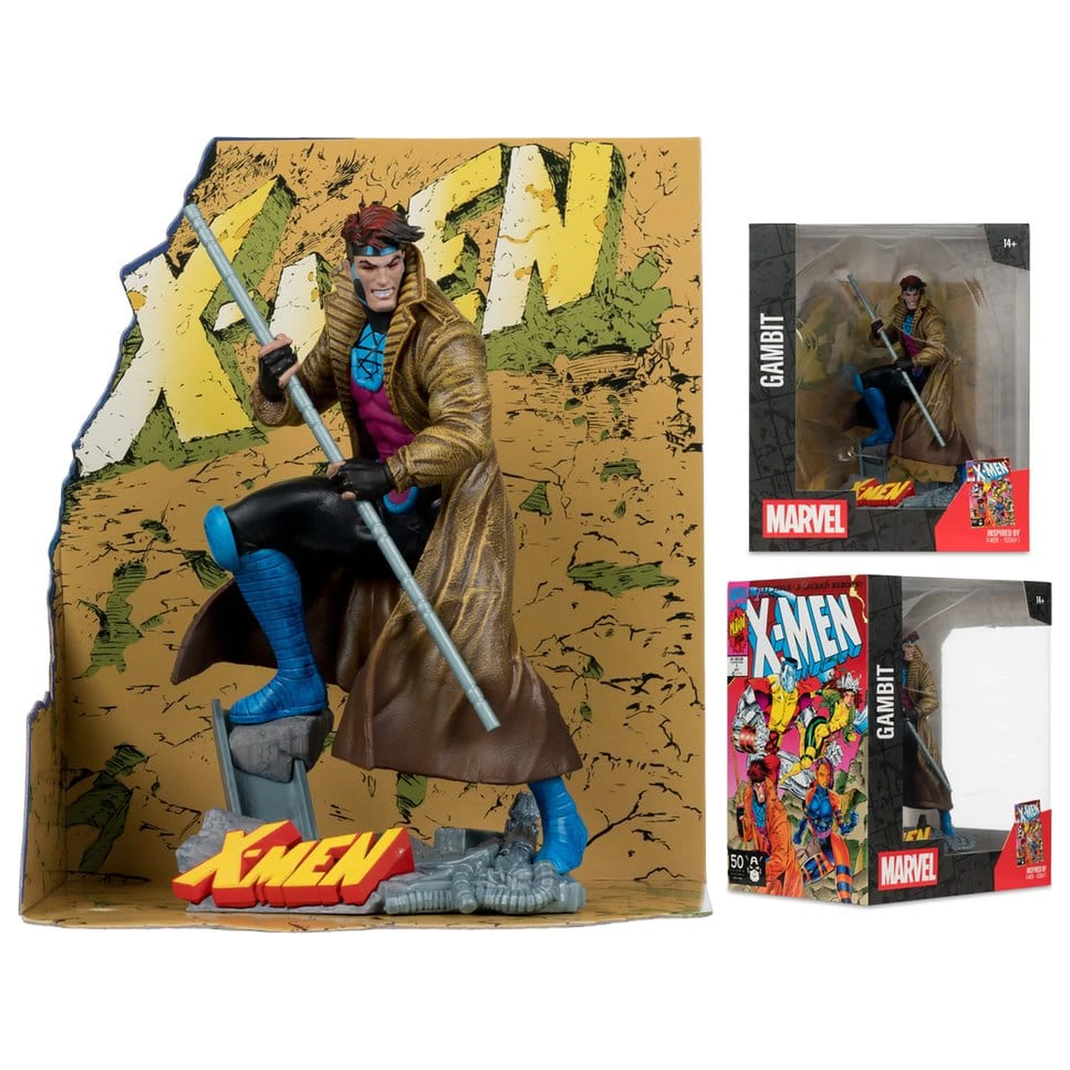 Marvel Collection PVC Statue 1/10 Gambit (X-Men #1) 18 Zentimeter Produktfoto