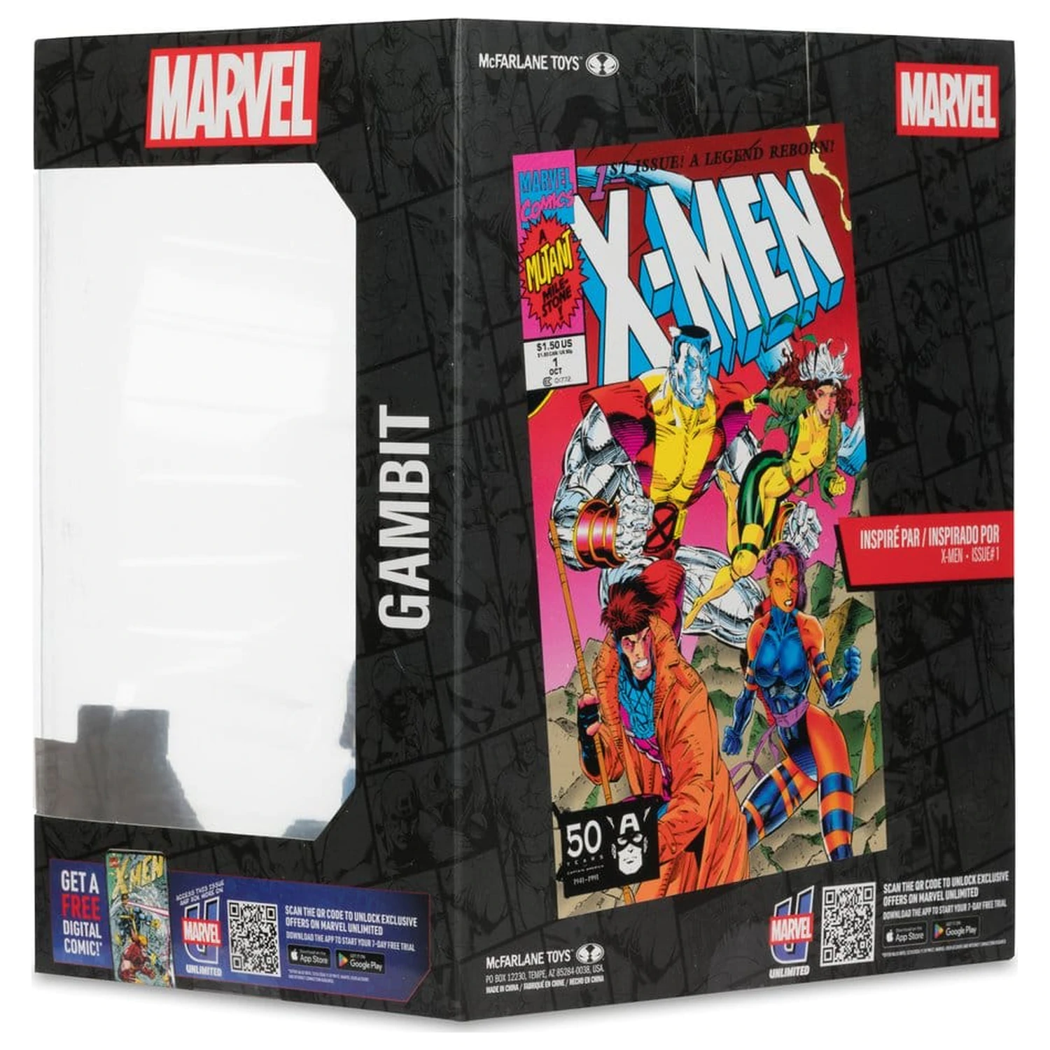 Marvel Collection PVC Statue 1/10 Gambit (X-Men #1) 18 Zentimeter Produktfoto