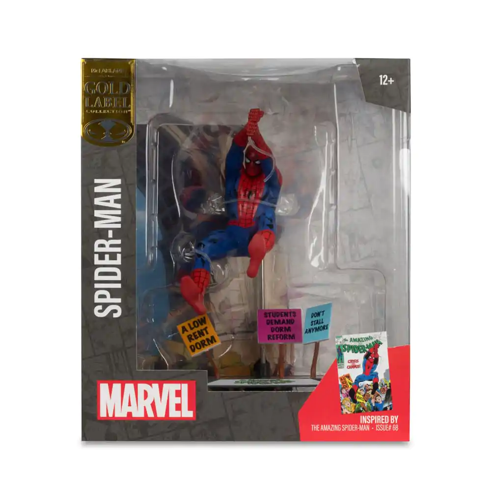 Marvel Collection PVC-Statue 1/10 Spider-Man (The Amazing Spider-Man #68) (Gold Label) 15 cm Produktfoto