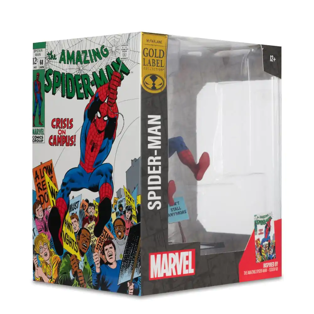 Marvel Collection PVC-Statue 1/10 Spider-Man (The Amazing Spider-Man #68) (Gold Label) 15 cm Produktfoto