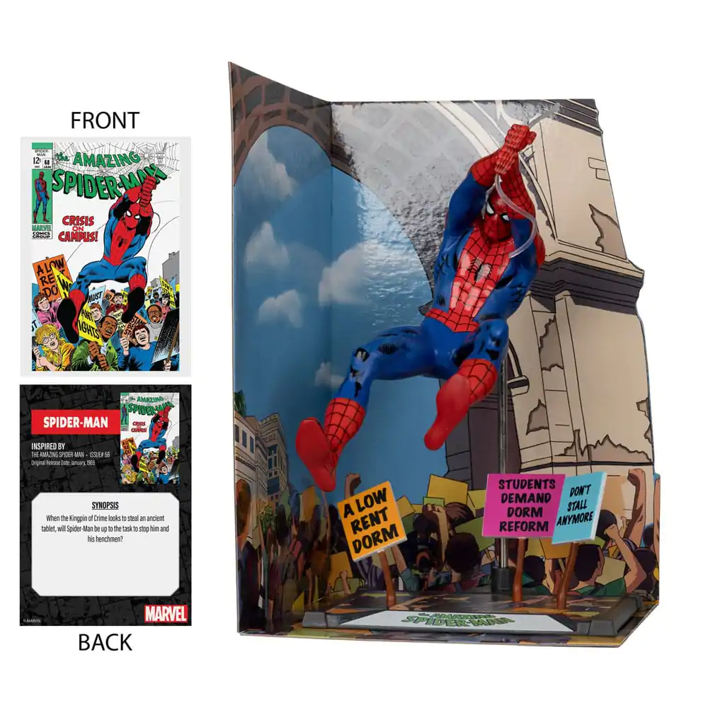 Marvel Collection PVC-Statue 1/10 Spider-Man (The Amazing Spider-Man #68) (Gold Label) 15 cm Produktfoto