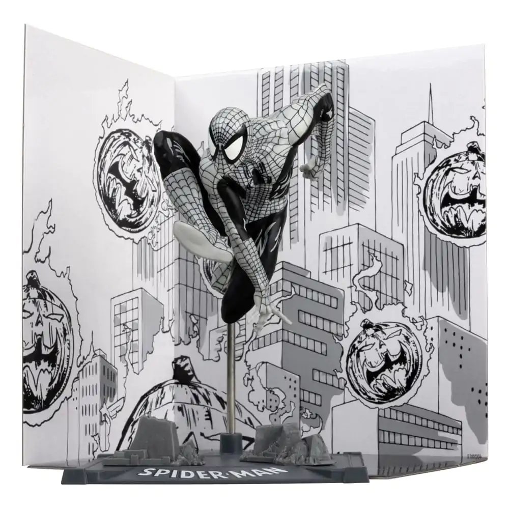 Marvel Collection PVC-Statue 1/10 Spider-Man (Spider-Man #6)(Line Art)(Gold Label) 10 cm Produktfoto