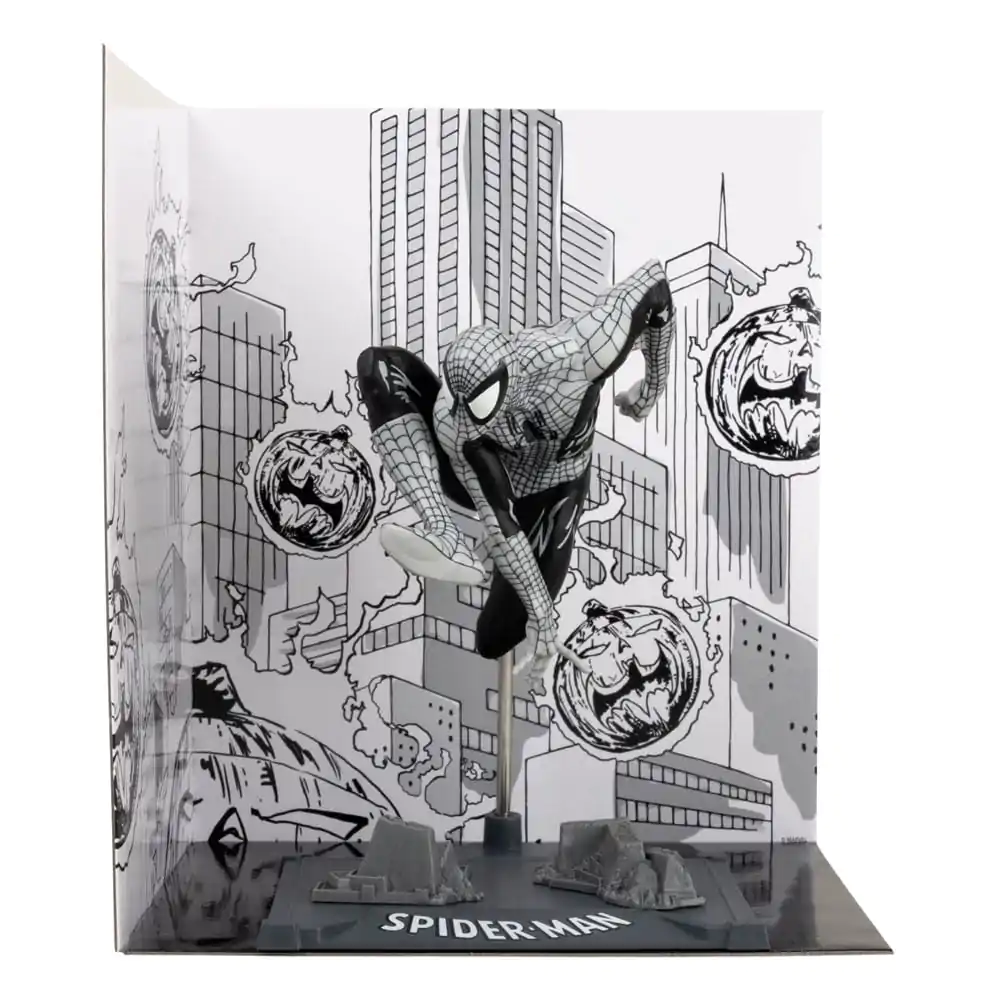 Marvel Collection PVC-Statue 1/10 Spider-Man (Spider-Man #6)(Line Art)(Gold Label) 10 cm Produktfoto