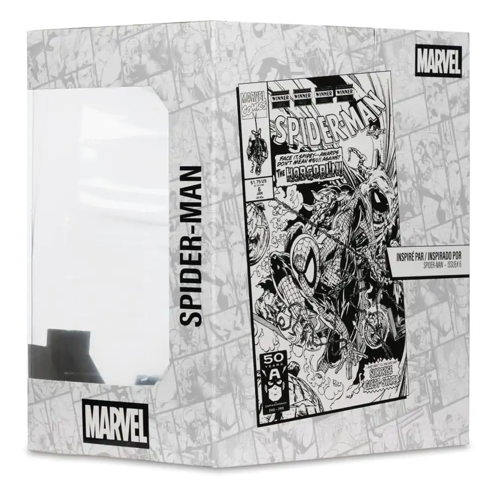 Marvel Collection PVC-Statue 1/10 Spider-Man (Spider-Man #6)(Line Art)(Gold Label) 10 cm Produktfoto
