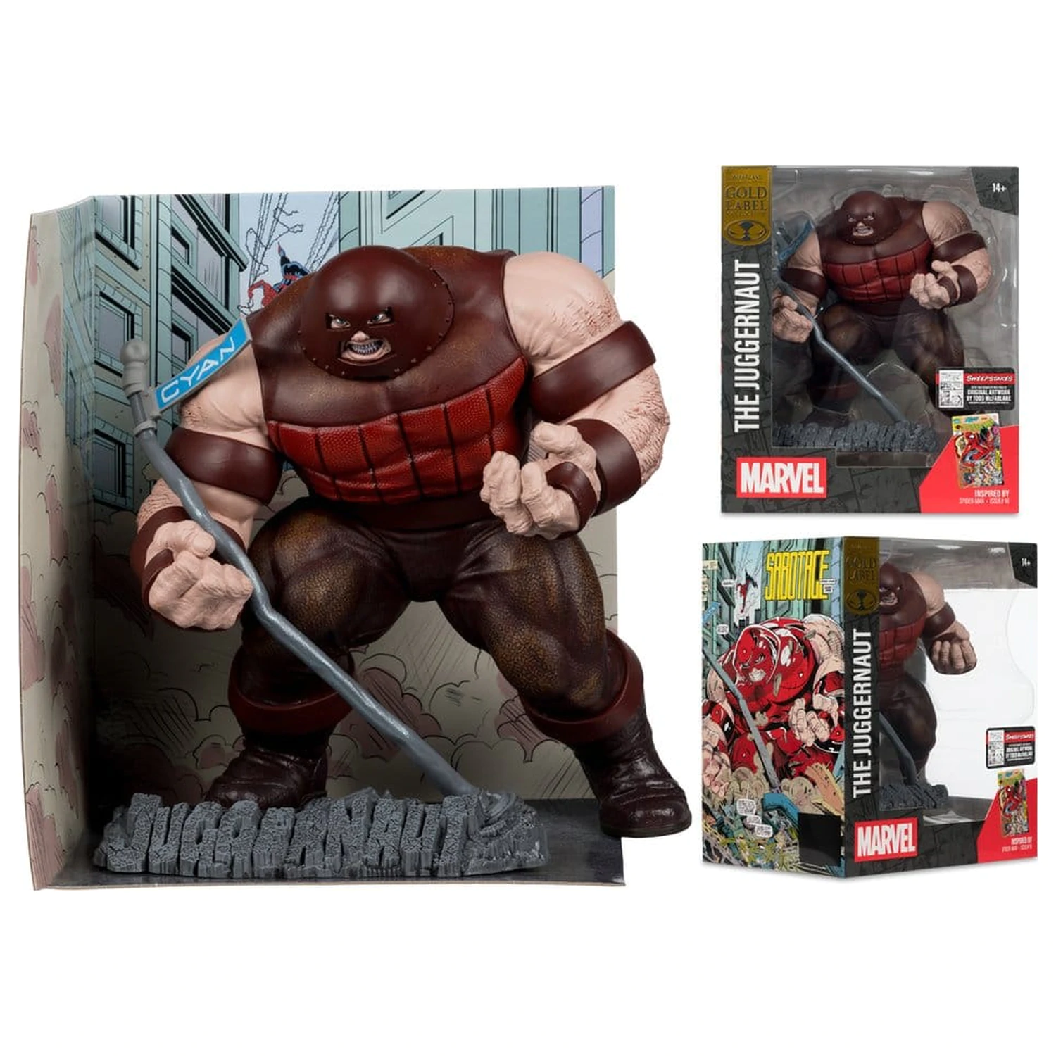 Marvel Collection PVC Statue 1:10 The Juggernaut (Spider-Man #16) Gold Label 17 cm Produktfoto