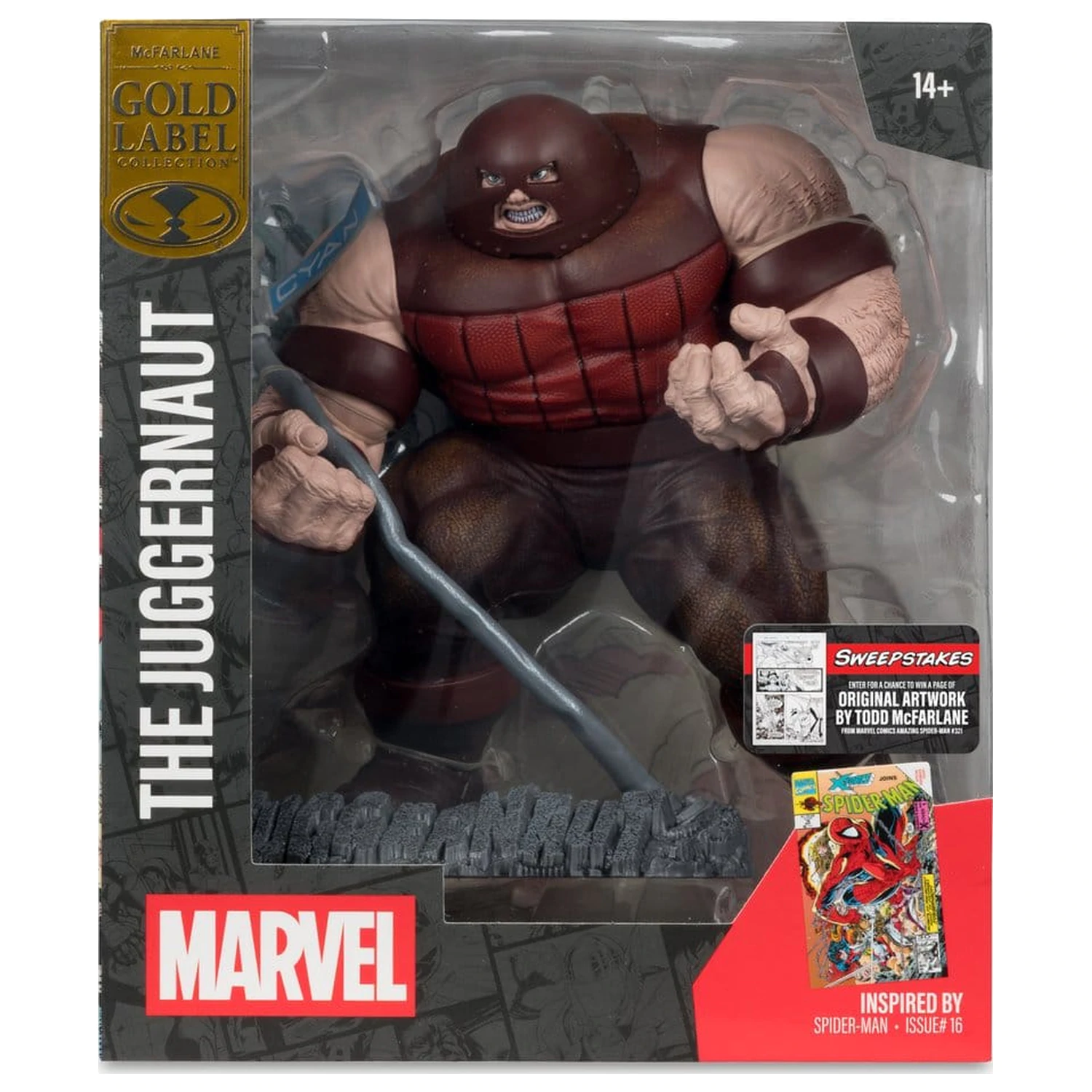 Marvel Collection PVC Statue 1:10 The Juggernaut (Spider-Man #16) Gold Label 17 cm Produktfoto