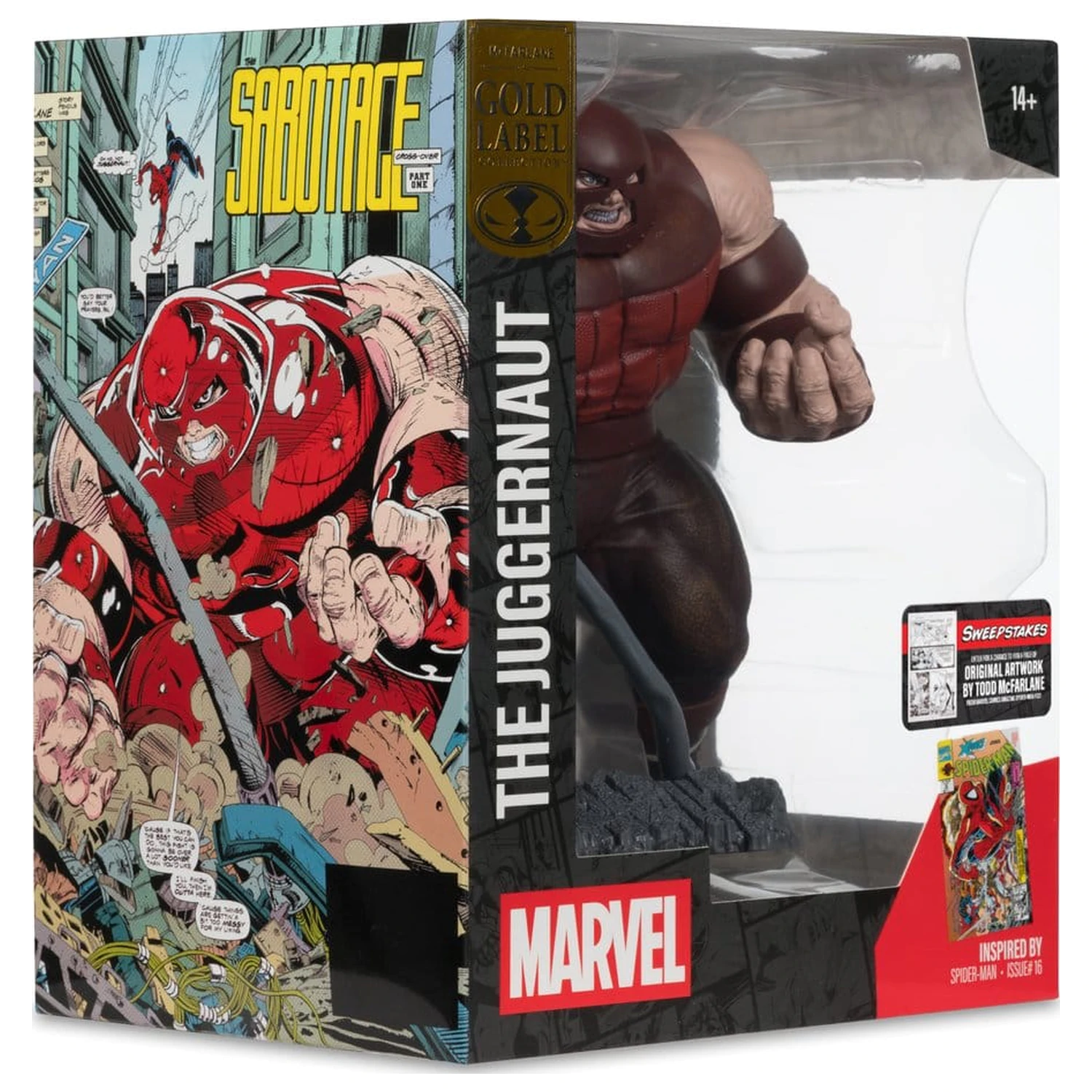 Marvel Collection PVC Statue 1:10 The Juggernaut (Spider-Man #16) Gold Label 17 cm Produktfoto