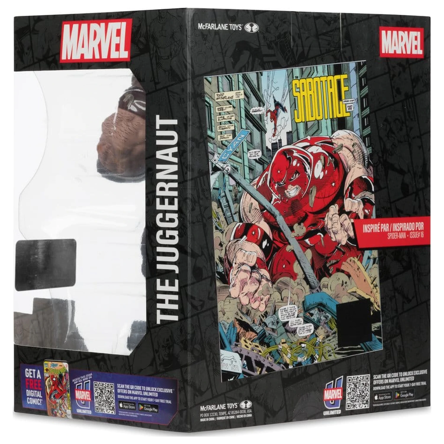 Marvel Collection PVC Statue 1:10 The Juggernaut (Spider-Man #16) Gold Label 17 cm Produktfoto
