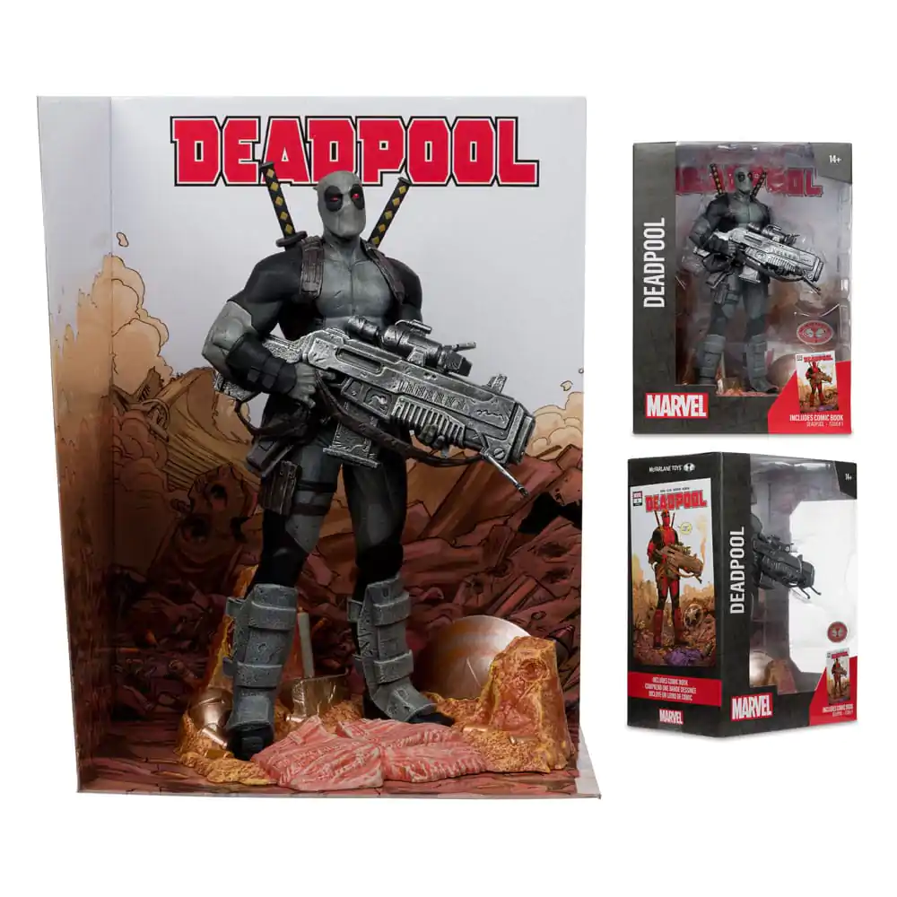 Marvel Collection PVC Statue im Maßstab 1/6 Deadpool (Deadpool #1)(Grey Suit Chase) 27 cm Produktfoto