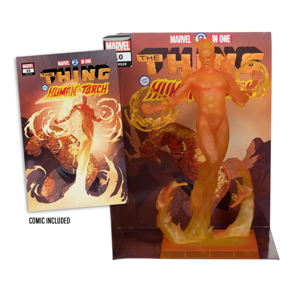 Marvel Collection PVC Figur 1/6 Human Torch (Marvel 2 in 1 #10) 29 cm Produktfoto