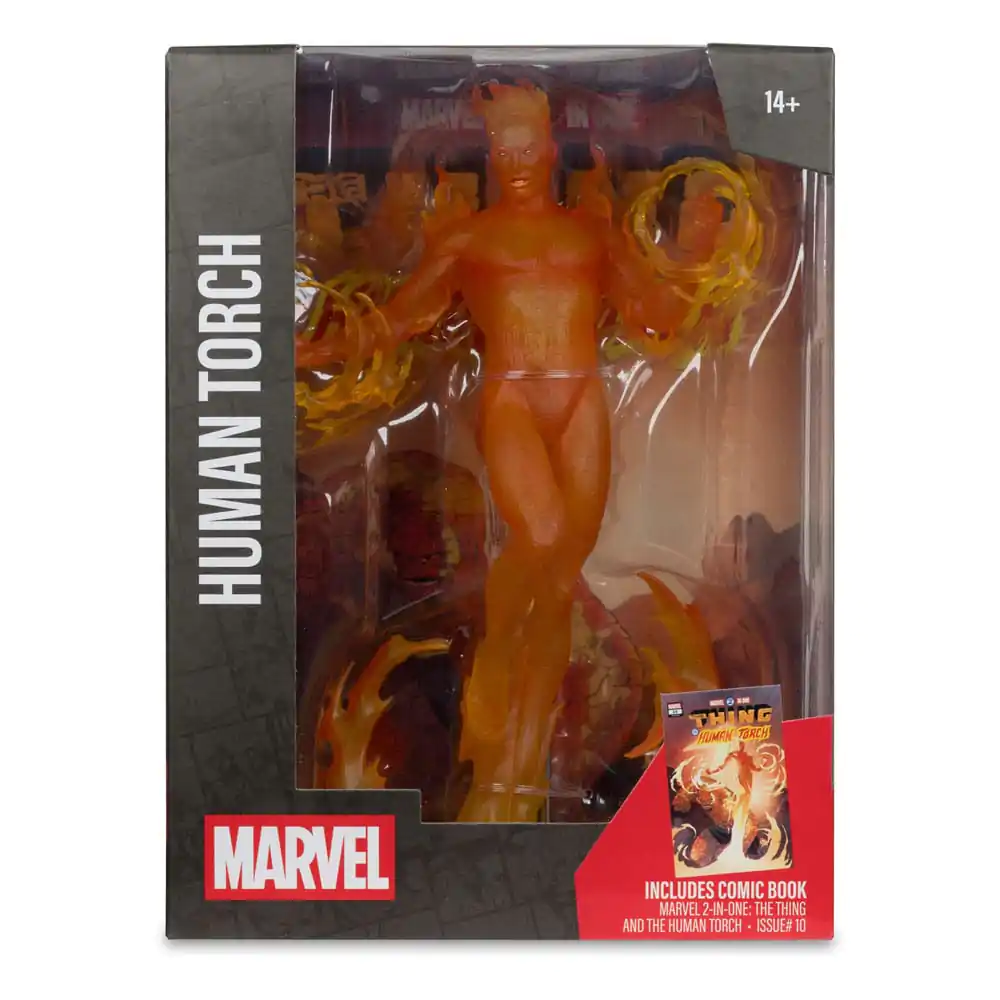 Marvel Collection PVC Figur 1/6 Human Torch (Marvel 2 in 1 #10) 29 cm Produktfoto