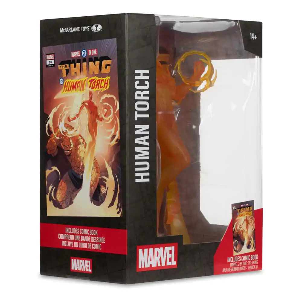 Marvel Collection PVC Figur 1/6 Human Torch (Marvel 2 in 1 #10) 29 cm Produktfoto