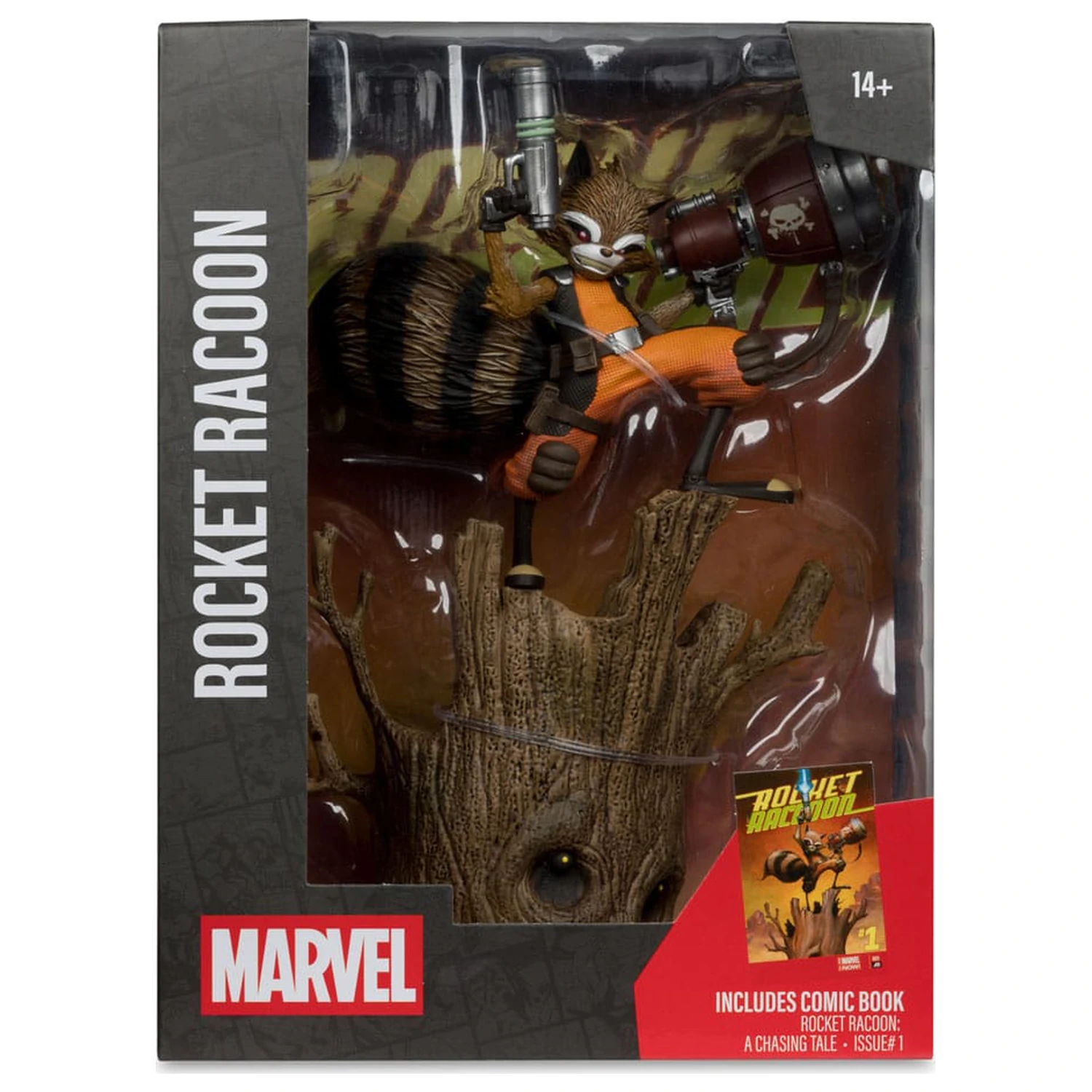 Marvel Collection PVC Statue 1/6 Rocket Raccoon (Rocket Raccoon: A Chasing Tale #1) 18 cm Produktfoto