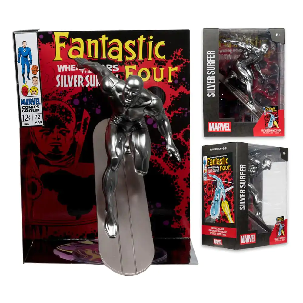 Marvel Collection PVC Statue im Maßstab 1/6 Silver Surfer (Fantastic Four #72) 25 cm Produktfoto