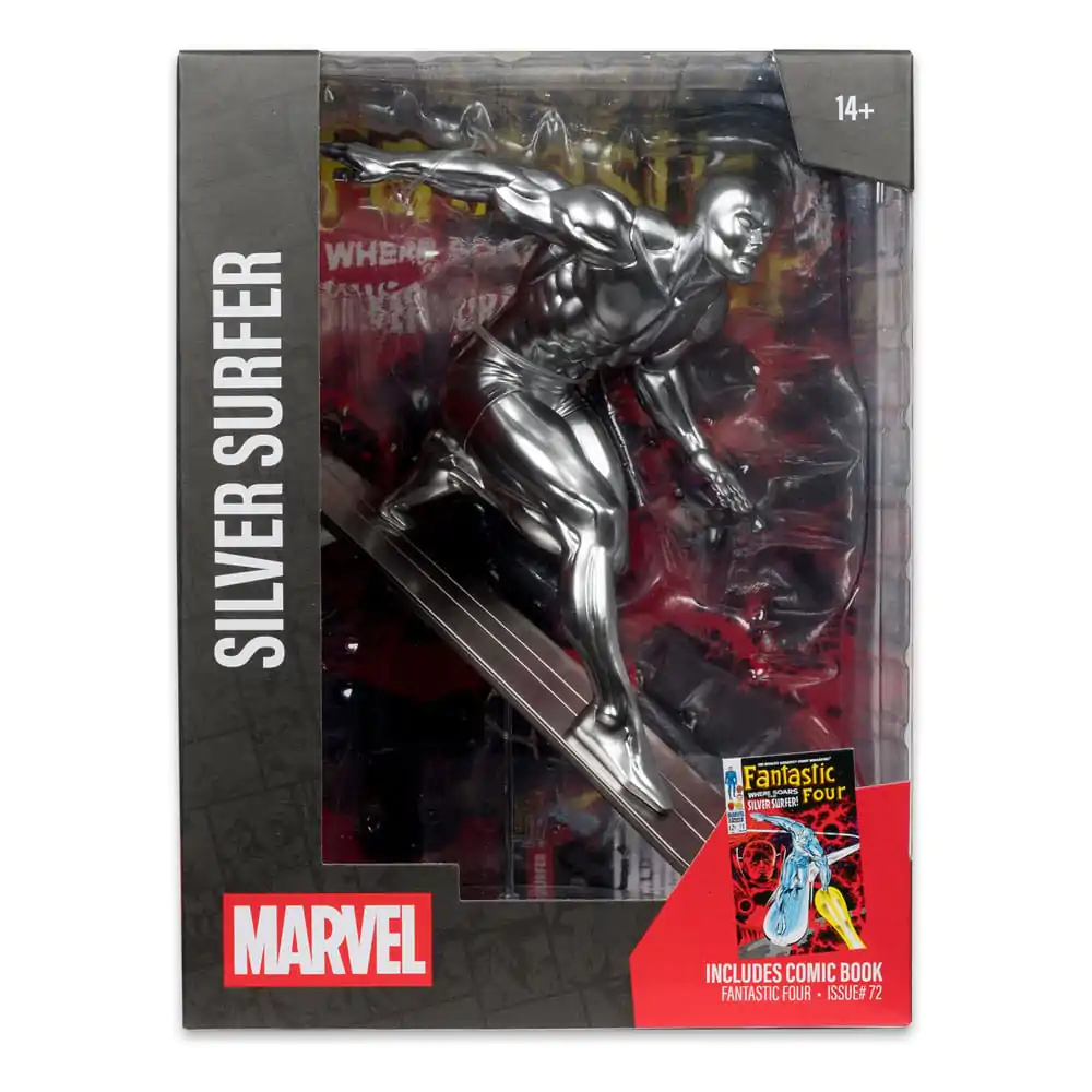 Marvel Collection PVC Statue im Maßstab 1/6 Silver Surfer (Fantastic Four #72) 25 cm Produktfoto