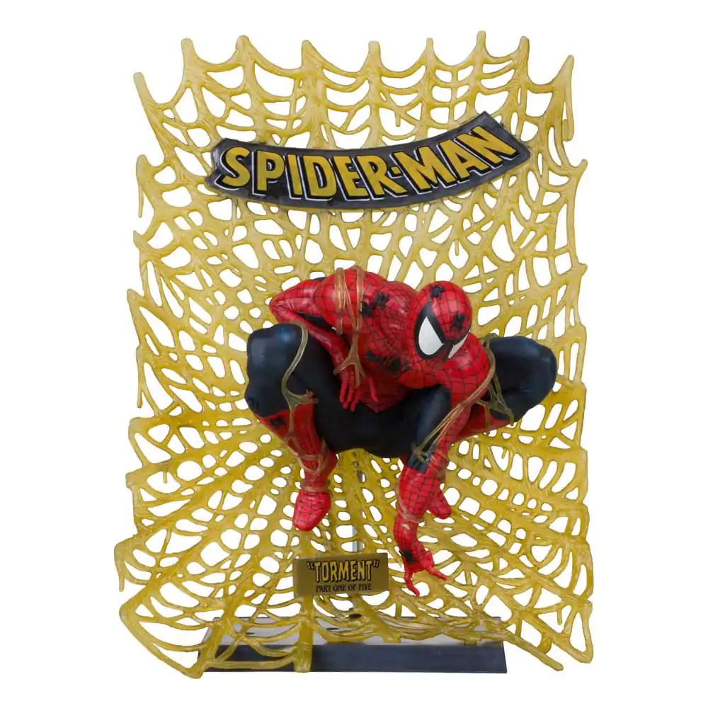 Marvel Collection PVC Statue 1/6 Spider-Man (Spider-Man # 1) (Gold Edition) (Gold Label) 15 cm Produktfoto