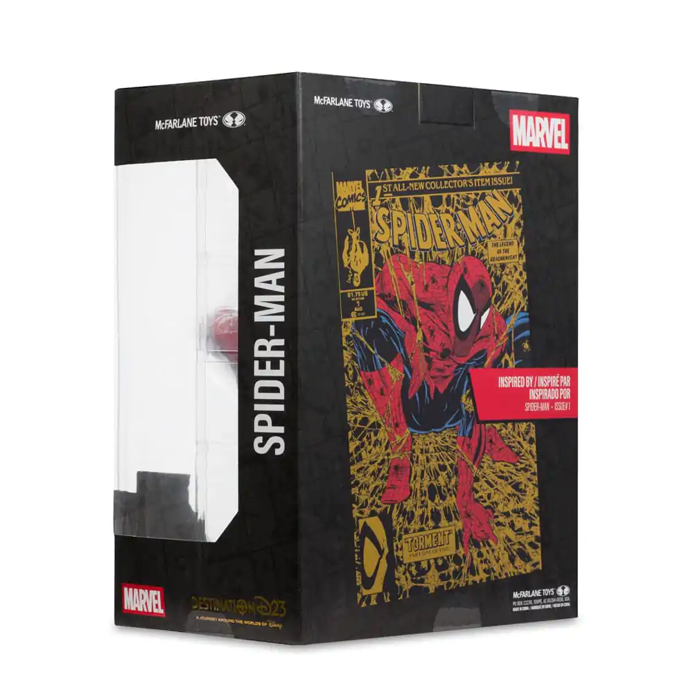 Marvel Collection PVC Statue 1/6 Spider-Man (Spider-Man # 1) (Gold Edition) (Gold Label) 15 cm Produktfoto