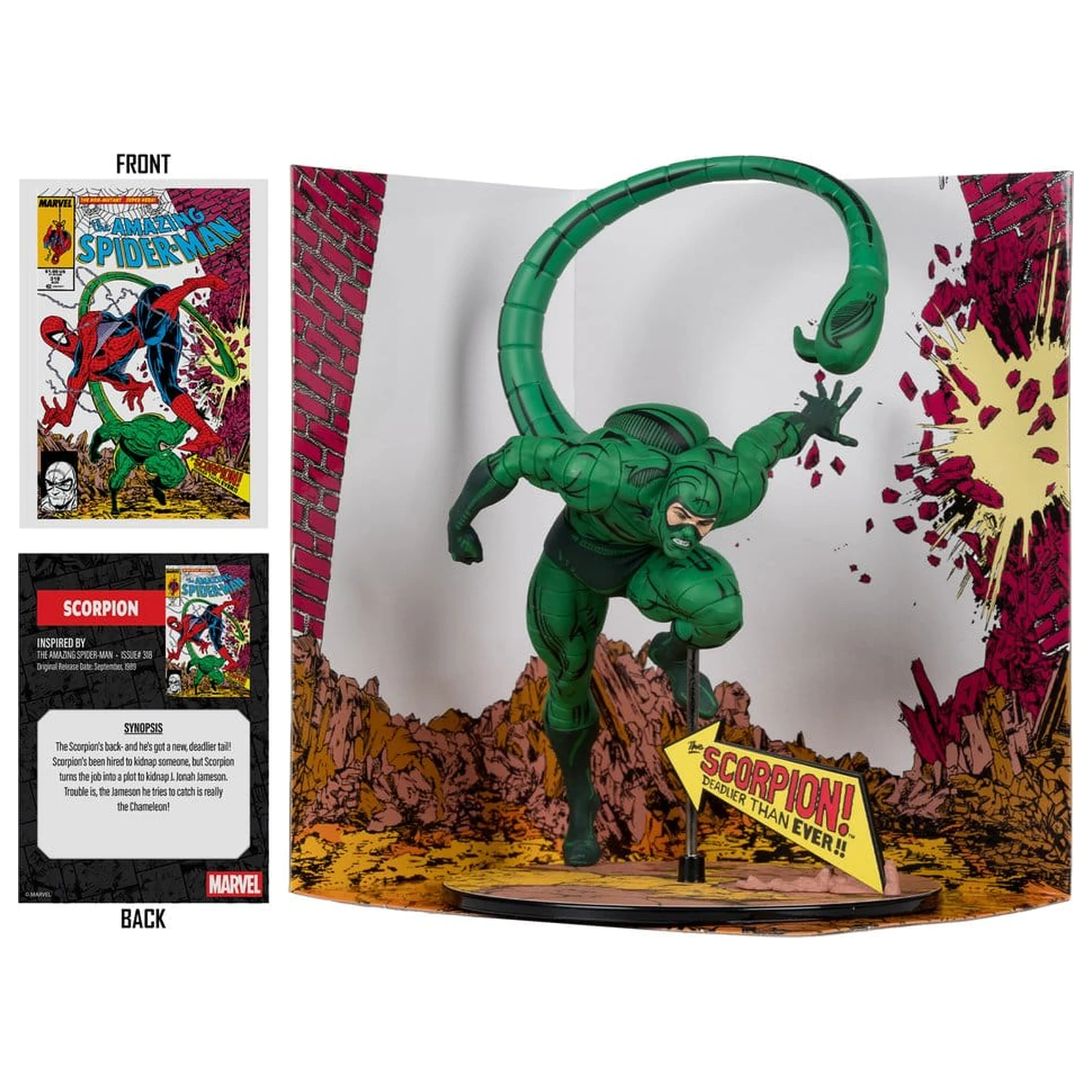Marvel Collection PVC Figur 1/10 Scorpion (The Amazing Spider-Man #318) 17 cm Produktfoto