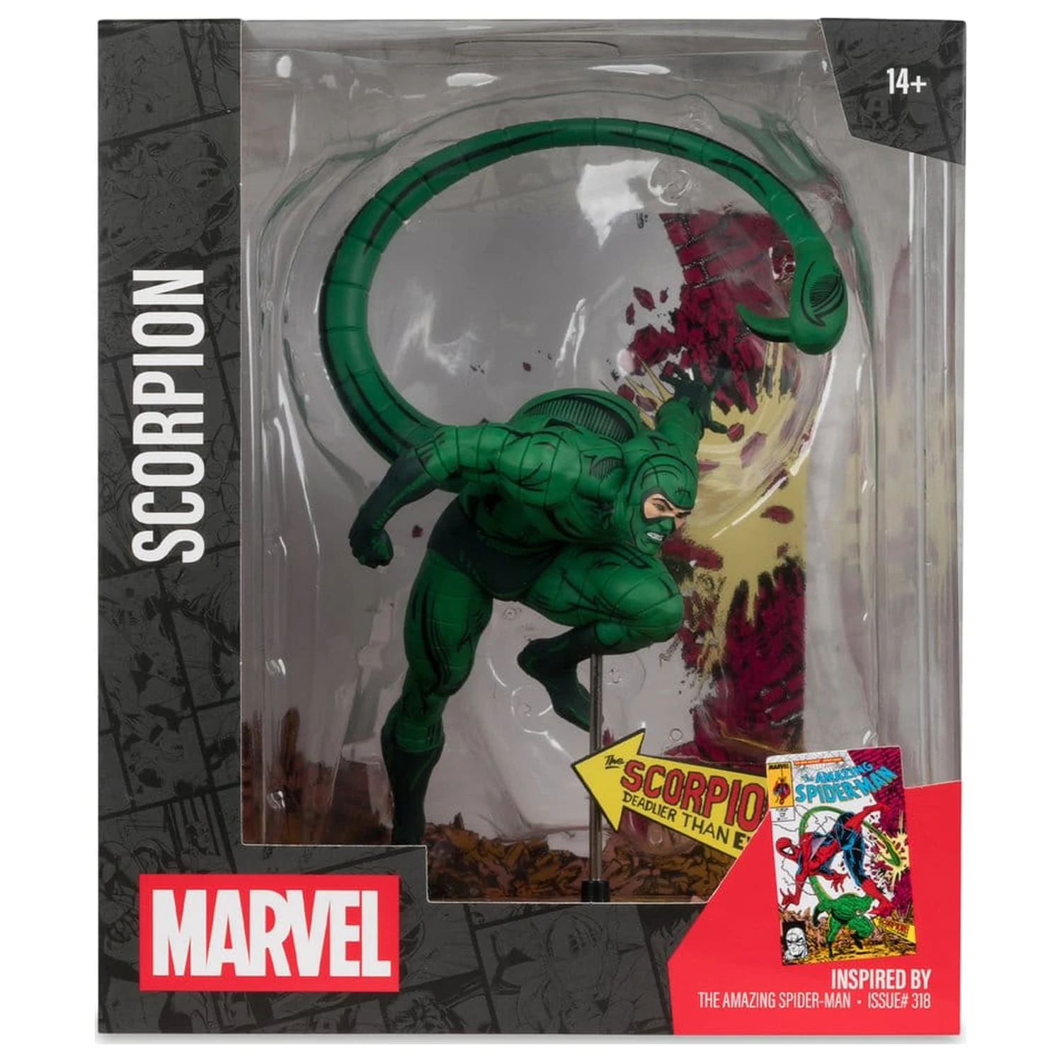 Marvel Collection PVC Figur 1/10 Scorpion (The Amazing Spider-Man #318) 17 cm Produktfoto